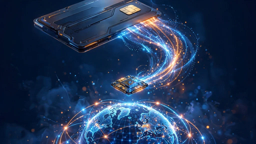 Visa 高端卡隐藏福利:每年 15 天免费国际 eSIM 流量,GigSky 领取全攻略(AI 概念图)